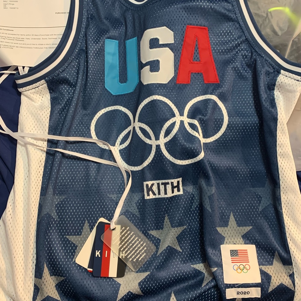 KITH USA basketball jersey